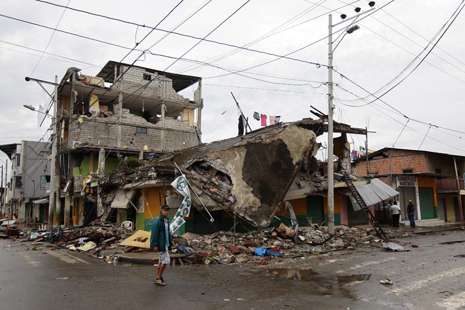 Un aiuto urgente per l’Ecuador colpito da un violento terremoto   