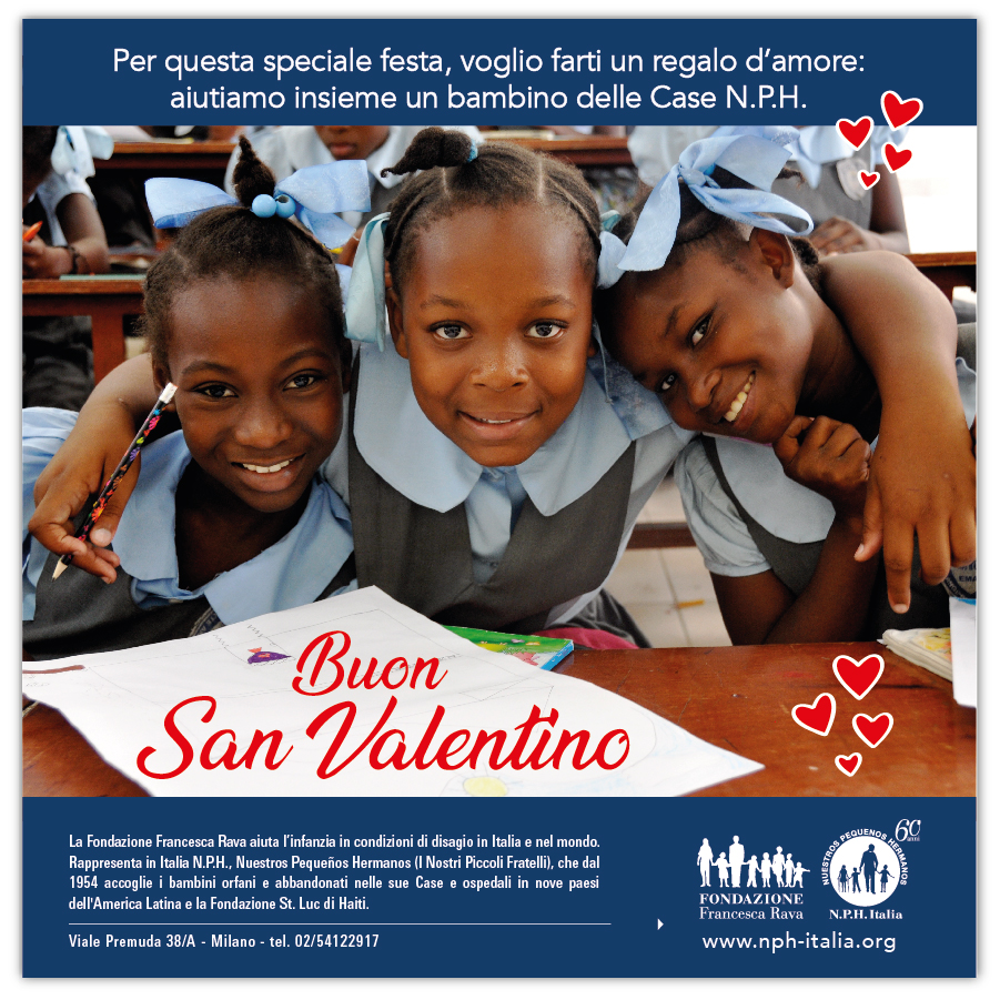 Per San Valentino, tante idee regalo che aiutano i bambini delle Case NPH in America Latina.