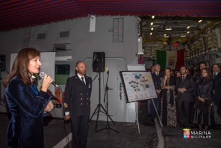 28 ottobre, Genova, Molo dei Mille - Serata speciale a bordo di Nave Alpino della Marina Italiana per i bambini del Centro Italia colpiti dal terremoto