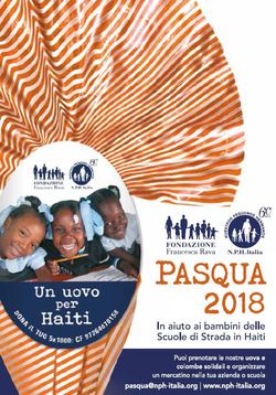 Pasqua 2018 per aziende e privati in aiuto ai bambini delle Scuole di Strada in Haiti.