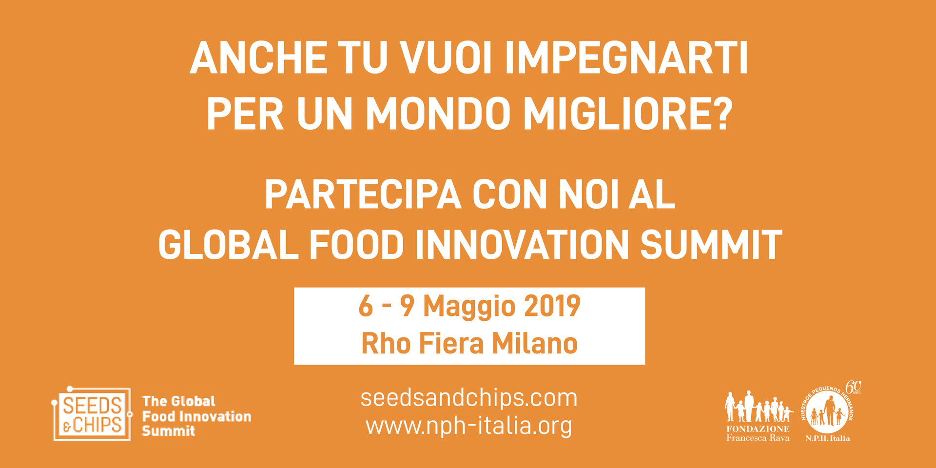 Fondazione Francesca Rava e Seeds&Chips lanciano la Call for Teenovators! In palio la possibilità di confrontarsi con innovatori e leader mondiali sul futuro del Pianeta.
