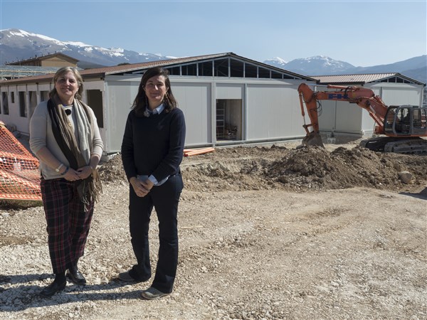 Terremoto in Centro Italia - Nuove foto e video dell'avanzamento dei lavori di costruzione delle scuole