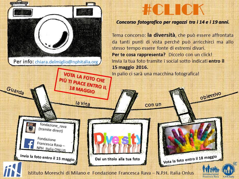 `#Click, guarda la vita con un obiettivo`, il concorso fotografico ideato nell'ambito del progetto alternanza scuola-lavoro dai ragazzi delle Scuole Superiori