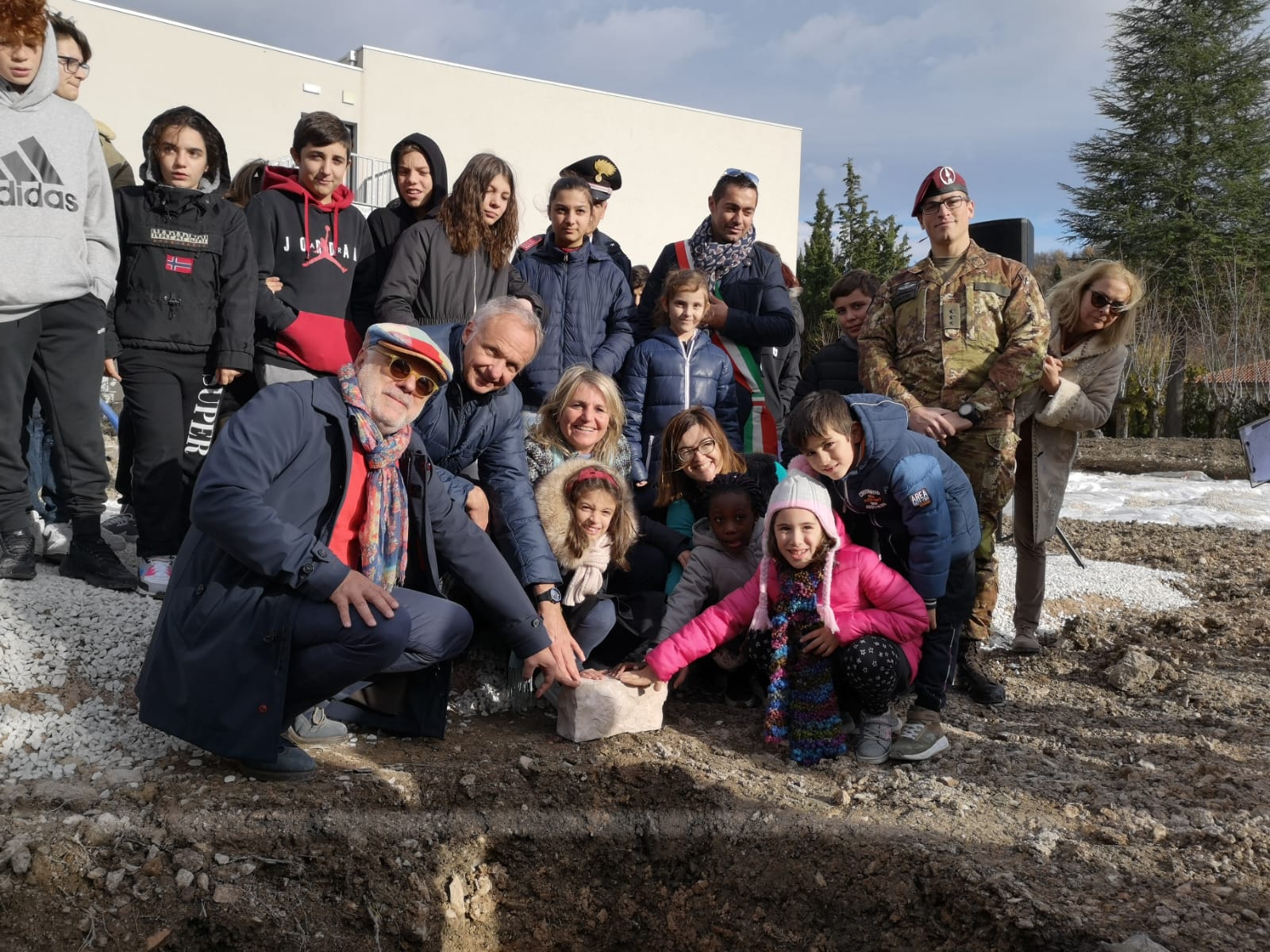Posata la prima pietra del nuovo Centro Polifunzionale di Pieve Torina (MC)