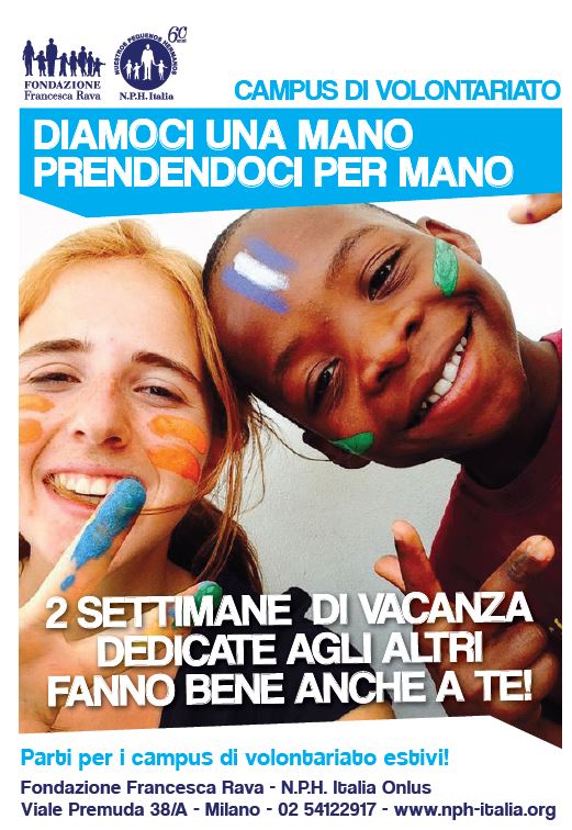 A Milano e Roma due nuovi incontri di presentazione dei campus di volontariato. Le date delle prossime partenze estive
