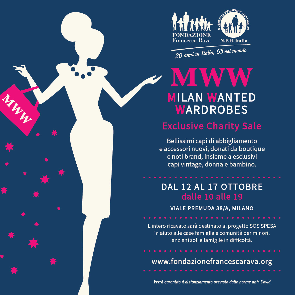 Milan Wanted Wardrobes torna per una nuova edizione! Dal 12 al 17 ottobre, a favore del progetto SOS Spesa.