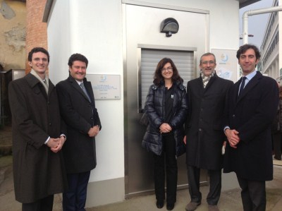 Alcuni rappresentanti dell’ufficio KPMG di Firenze con Silvia Valigi, responsabile Ufficio Stampa della Fondazione Francesca Rava 