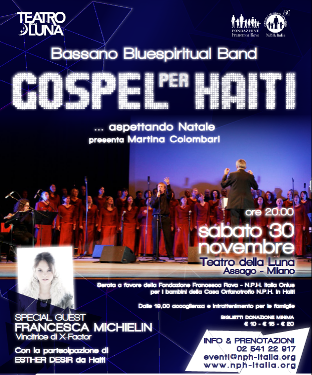 30 novembre, Teatro della Luna, Gospel per Haiti