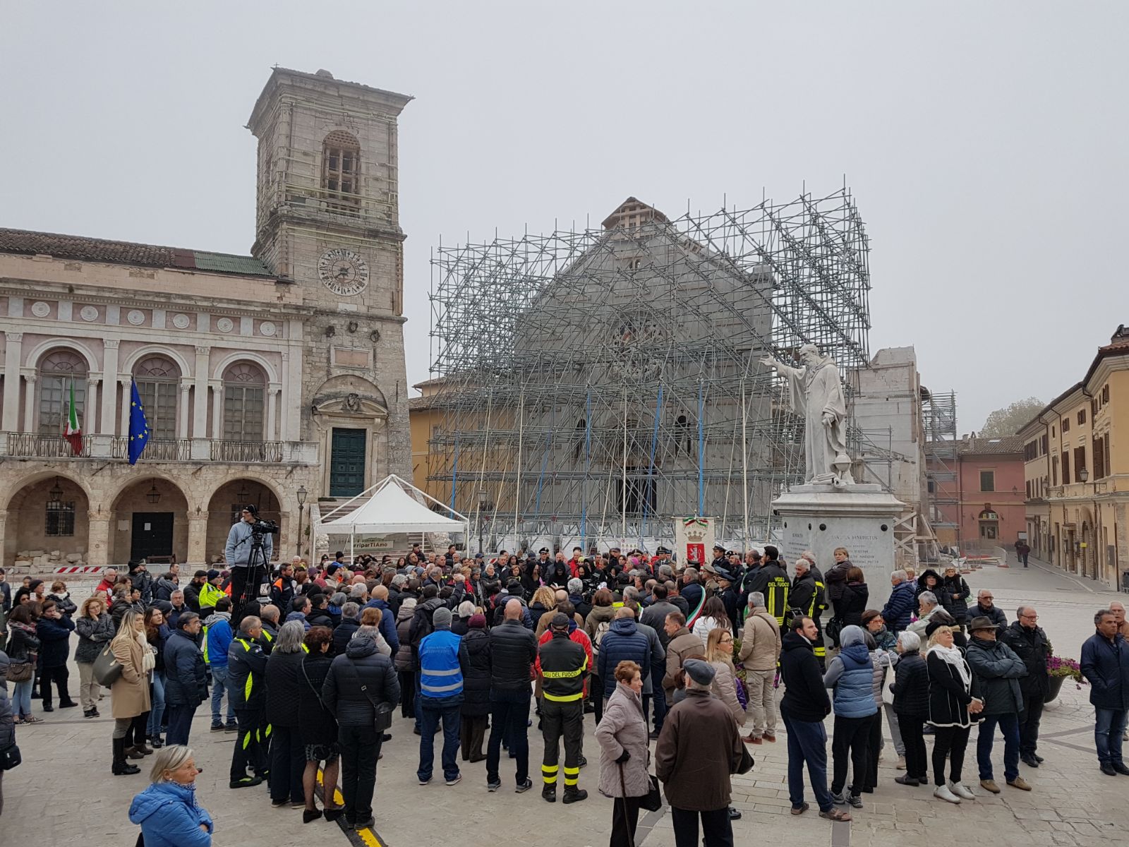 NORCIA, 30 OTTOBRE 2017 - A UN ANNO DAL TERREMOTO 