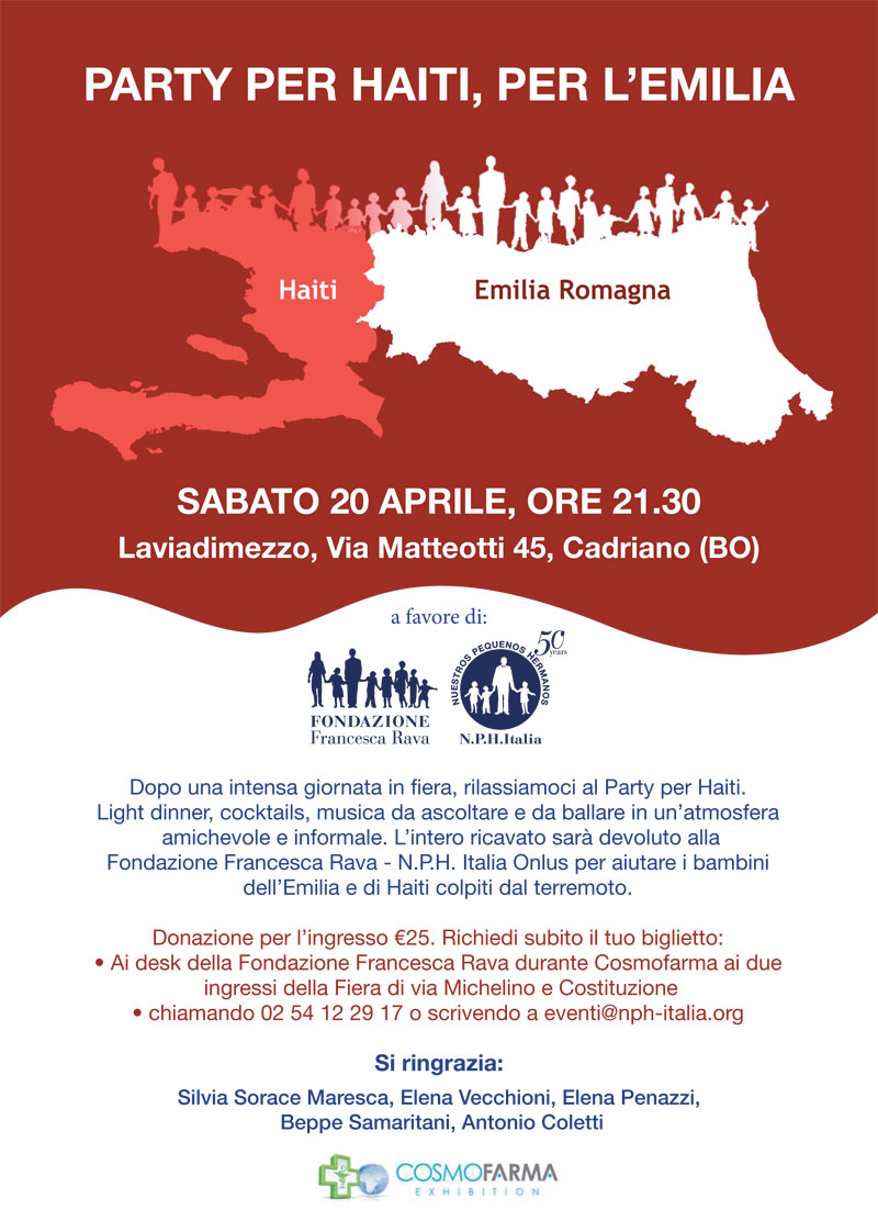 La Fondazione Francesca Rava – NPH Italia Onlus a Cosmofarma, l'evento leader per il mondo della farmacia.