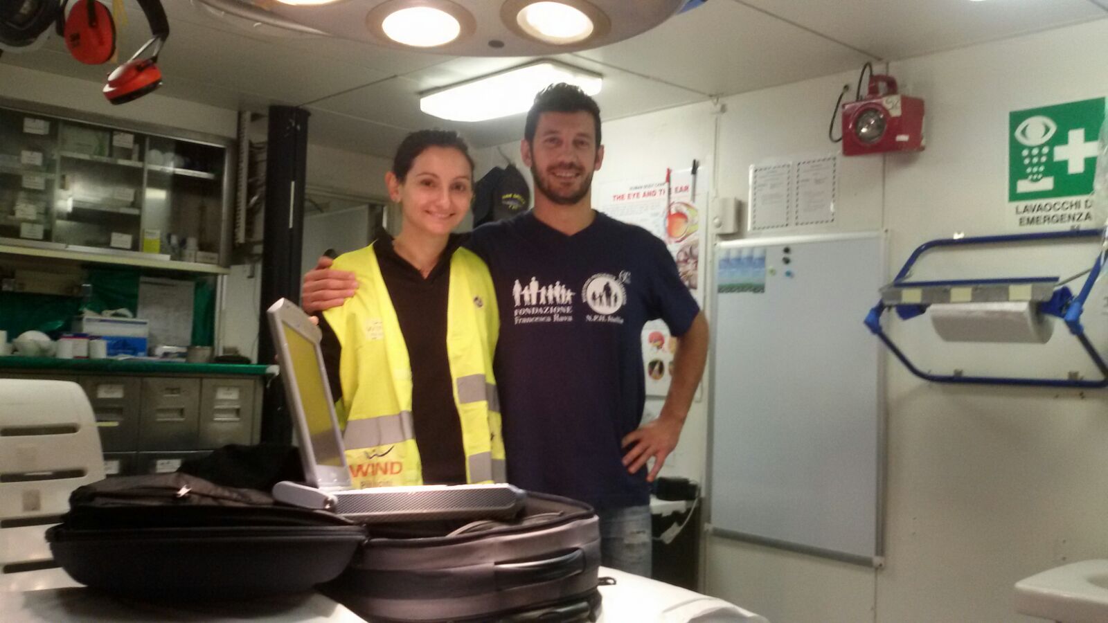 Luca, infermiere di Pronto Soccorso volontario sanitario del team 94 