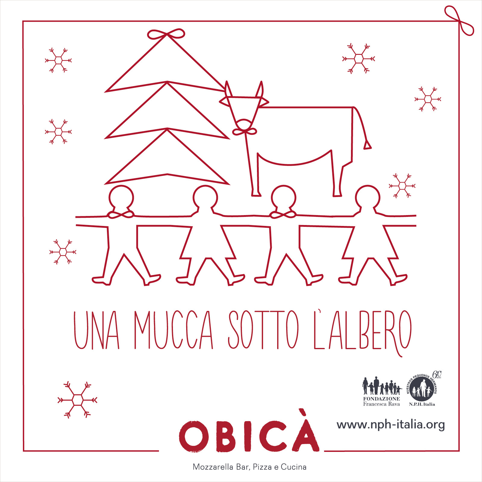 `Una mucca sotto l'albero`: Fondazione Francesca Rava e Obicà insieme per i bambini di Haiti