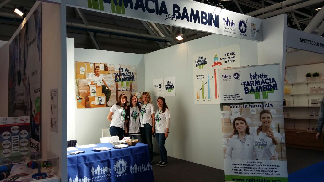 Dal 12 al 14 Aprile siamo a Cosmofarma a Bologna per lanciare la VII edizione di “IN FARMACIA PER I BAMBINI”