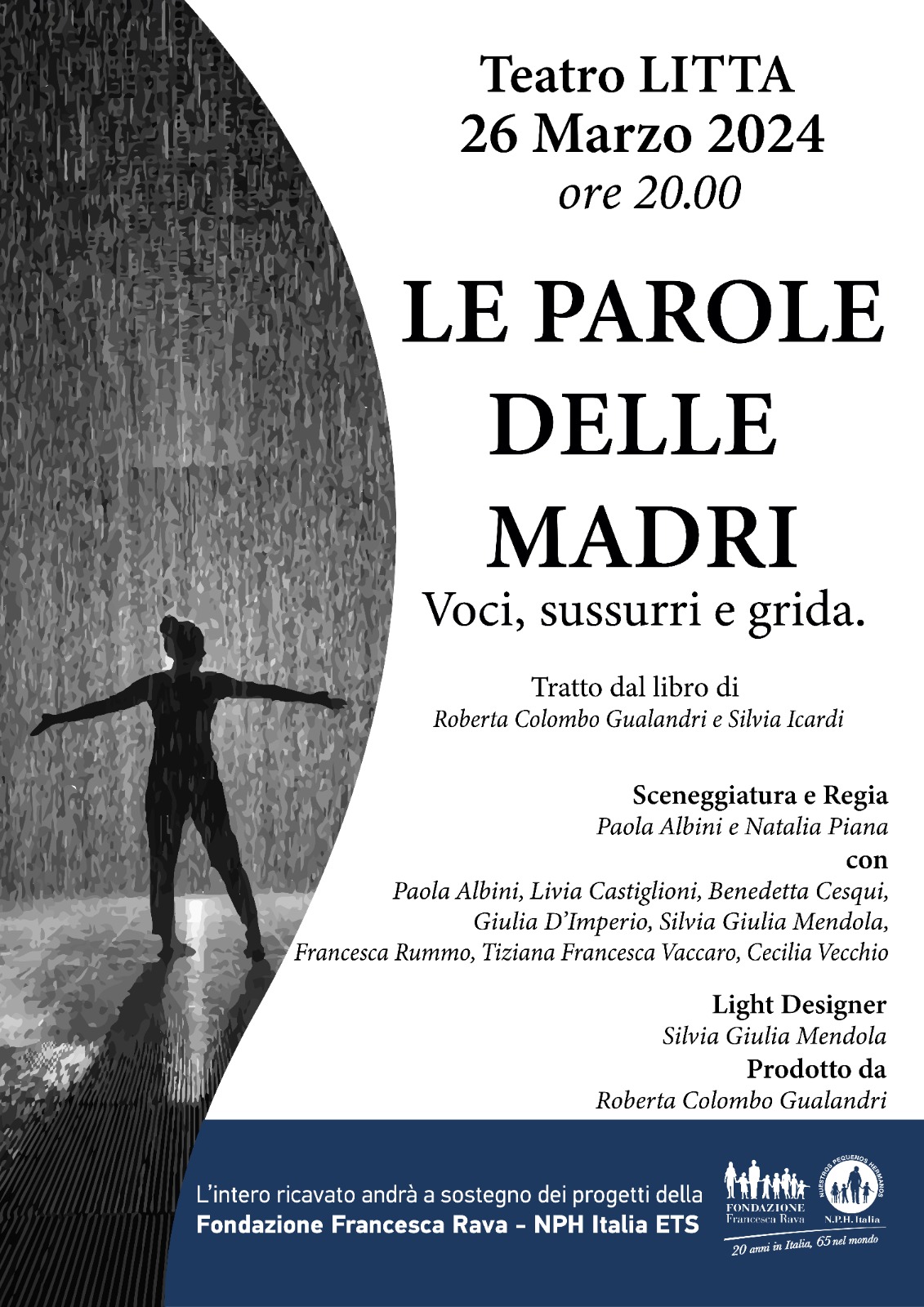 `Le parole delle madri` a Teatro Litta il 26 marzo, prenota il tuo posto!